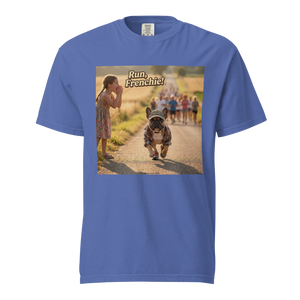 Lesnort - "Run, Frenchie" Retro Parody Graphic Tee