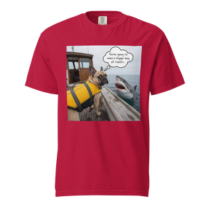 Lesnort - "Bigger Bag of Treats" Shark Parody Frenchie Tee