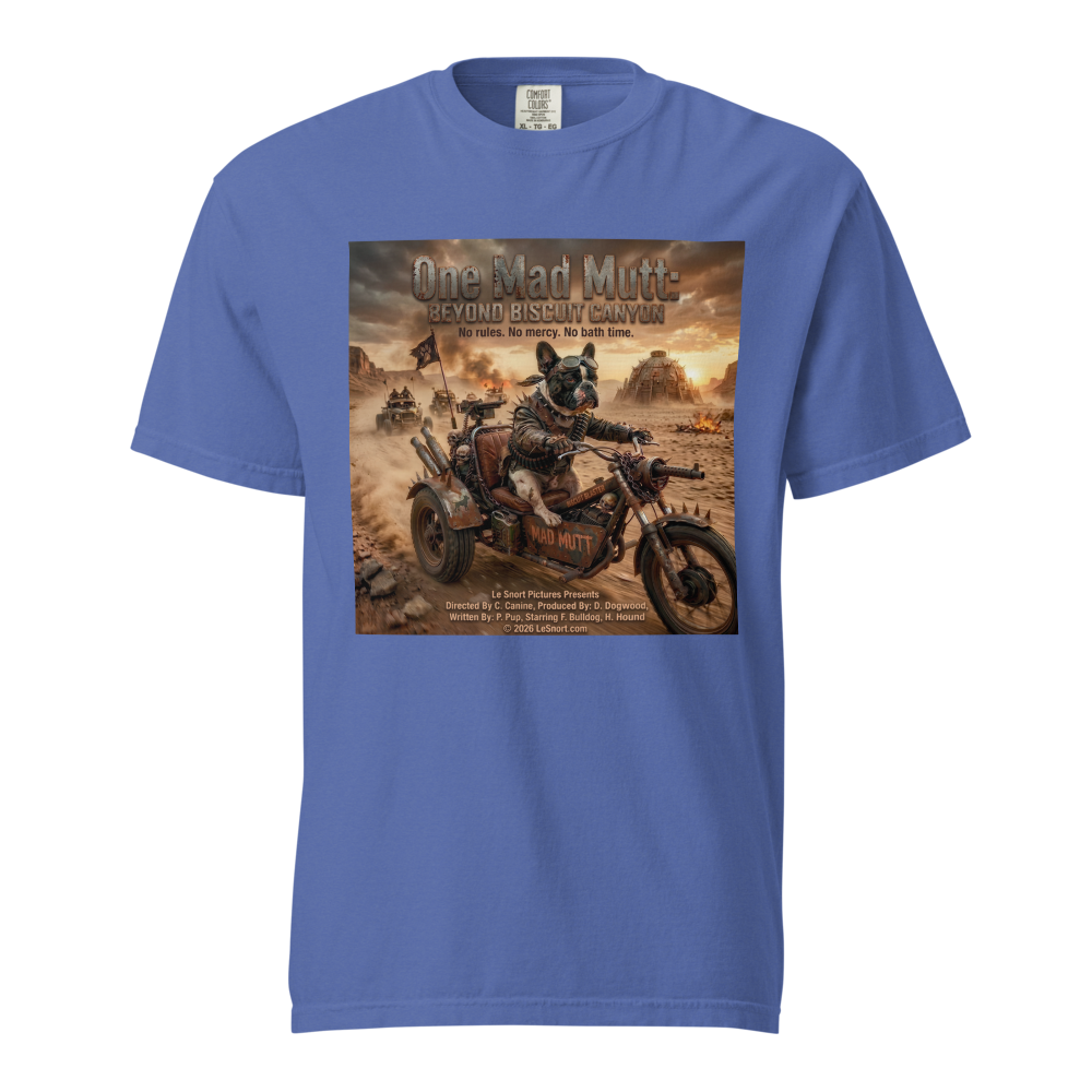 Lesnort - "One Mad Mutt" Post-Apocalyptic Movie Parody Tshirt