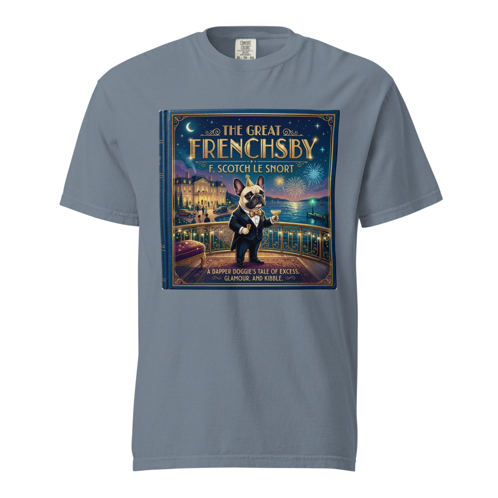 Lesnort - "The Great Frenchsby" Vintage Book Cover Graphic Tee
