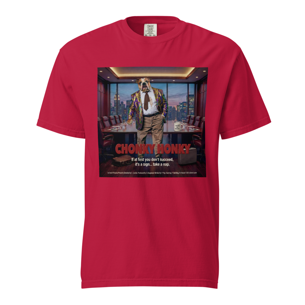 Lesnort - "Chonky Honky" Funny Bulldog Movie Parody Tshirt
