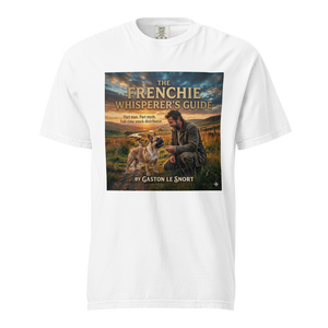 Lesnort - "The Frenchie Whisperer's Guide" Book Parody T-Shirt