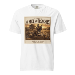 Lesnort - "Of Mice and Frenchies" Literary Parody Graphic Tshirt