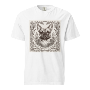 Lesnort - "Le Bouledogue Français" Antique Engraving Frenchie T-Shirt