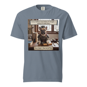 Lesnort - The Art of War "Bath Time" French Bulldog Graphic Tee