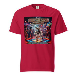 Lesnort - "Frenchie Disco Wheezer" Funny 70s Movie Parody Tshirt
