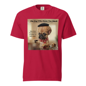 Lesnort - "The Dog Who Knew Too Much" Big Brain Frenchie Tee
