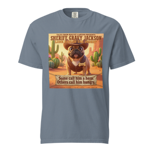 Lesnort - Sheriff Gravy Jackson – Lone Paw of the Desert Funny Dog T‑Shirt