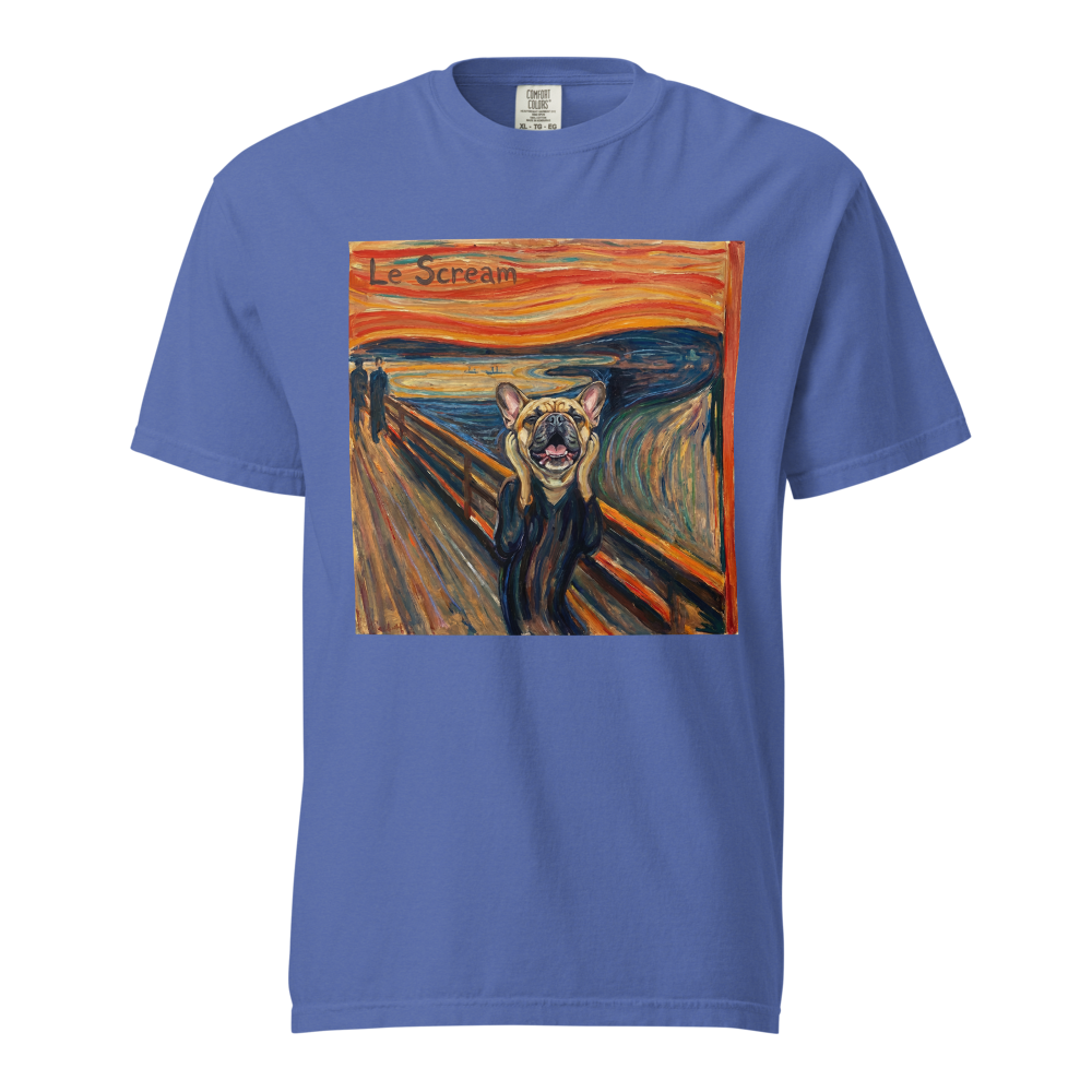 Lesnort - "Le Scream" Classic Art Parody Frenchie Tee