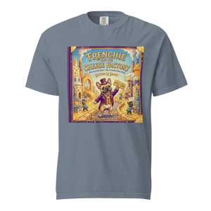 Lesnort - "Frenchie and the Cheese Factory" Funny Parody Graphic Tee