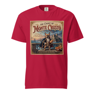 Lesnort - "The Count of Monte Crusto" Funny Frenchie Parody Tshirt