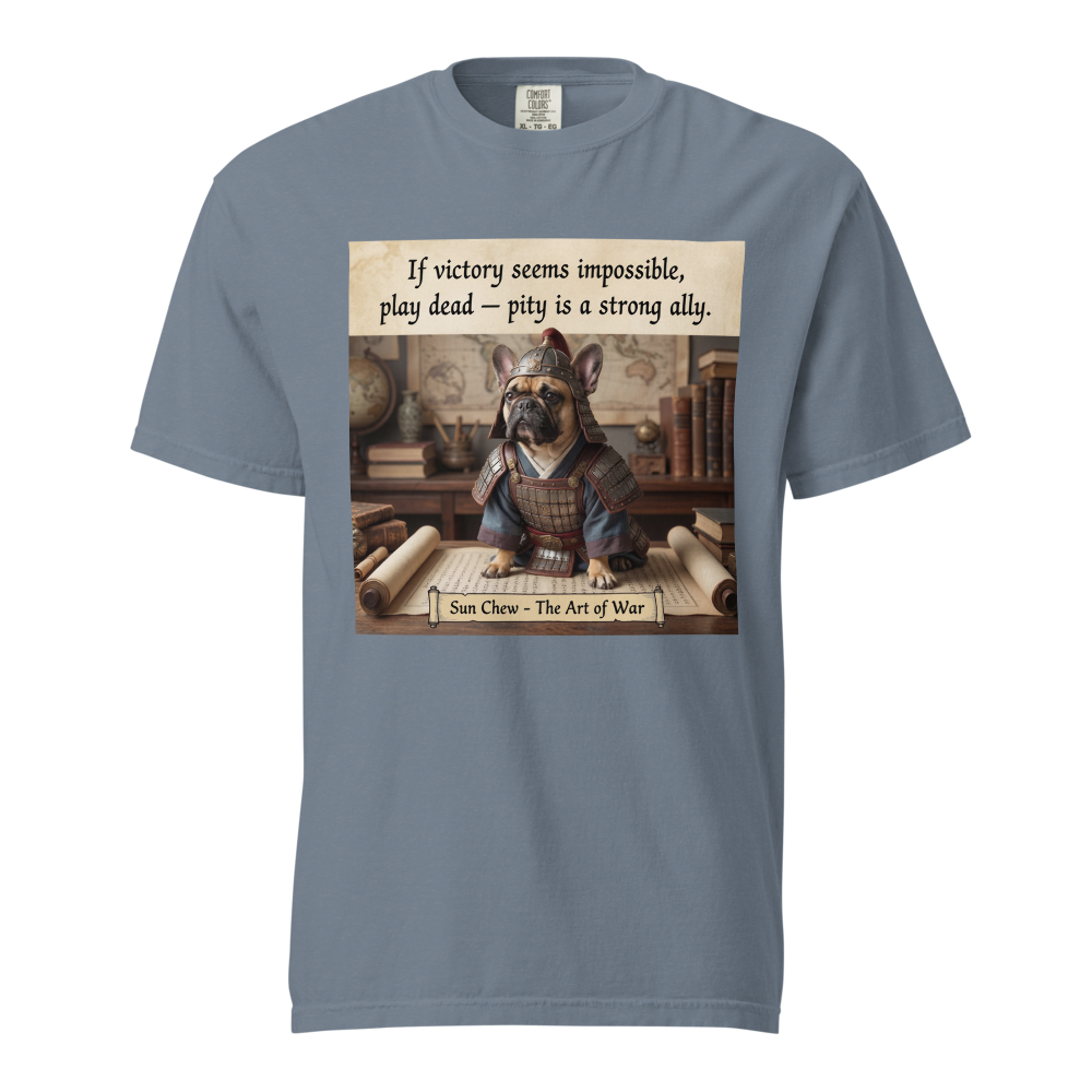 Lesnort - The Art of War "Pity is an Ally" French Bulldog Graphic Tee