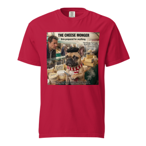Lesnort - "The Cheese Monger" Funny Dog Graphic T-Shirt