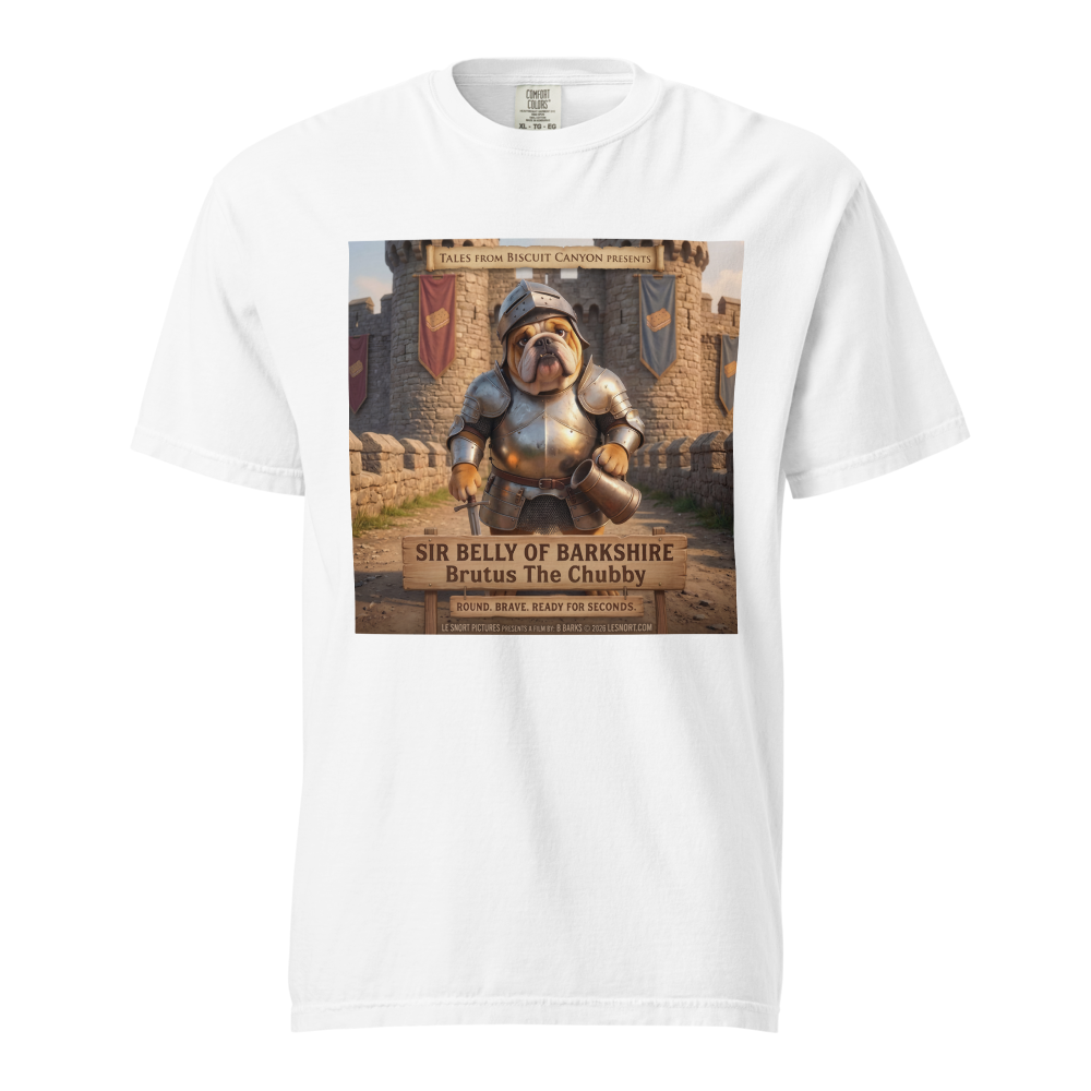 Lesnort - Sir Belly of Barkshire – Brutus the Chubby Knight Tee