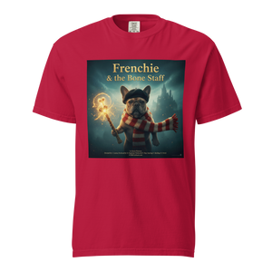Lesnort - "Frenchie & the Bone Staff" Wizard Dog Graphic Tee