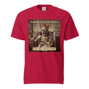 Lesnort - "Sun Chew - Negotiate Peace" Funny Frenchie General Tee