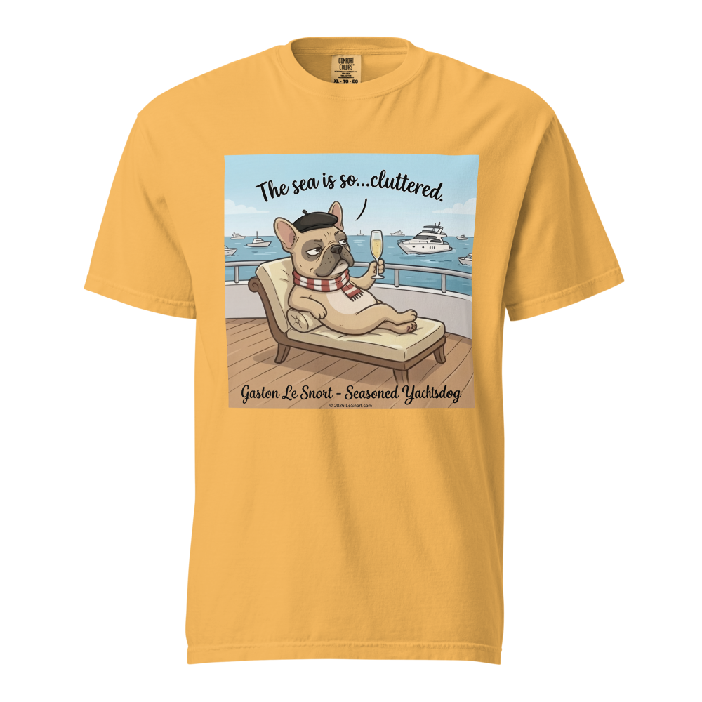 Lesnort - Gaston Le Snort  –  Seasoned Yachtsdog T‑Shirt