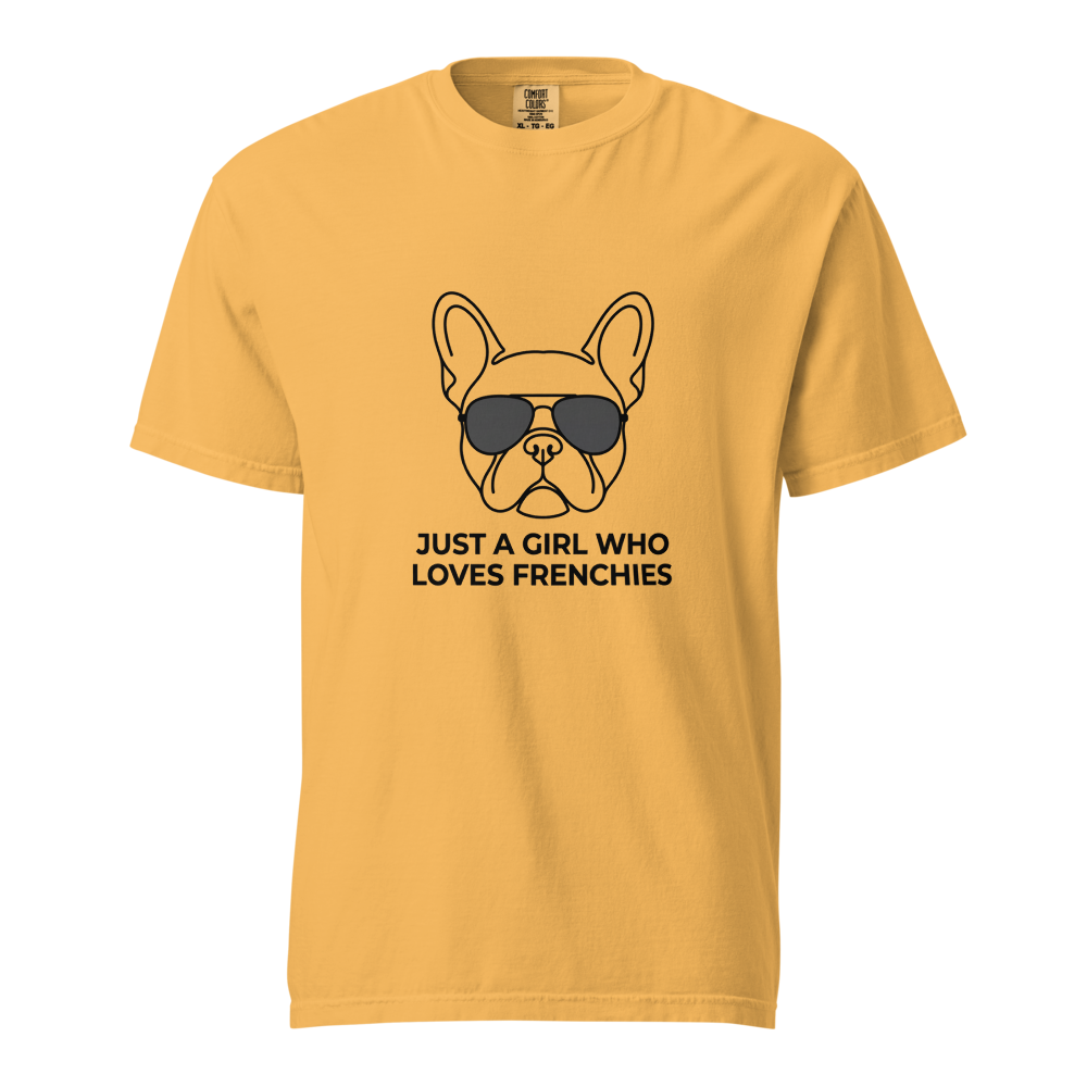 Lesnort - Cool Frenchie Mom Graphic T-Shirt | Dog in Shades