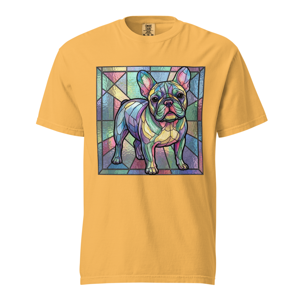 Lesnort - Pastel Prism Stained Glass French Bulldog Tee
