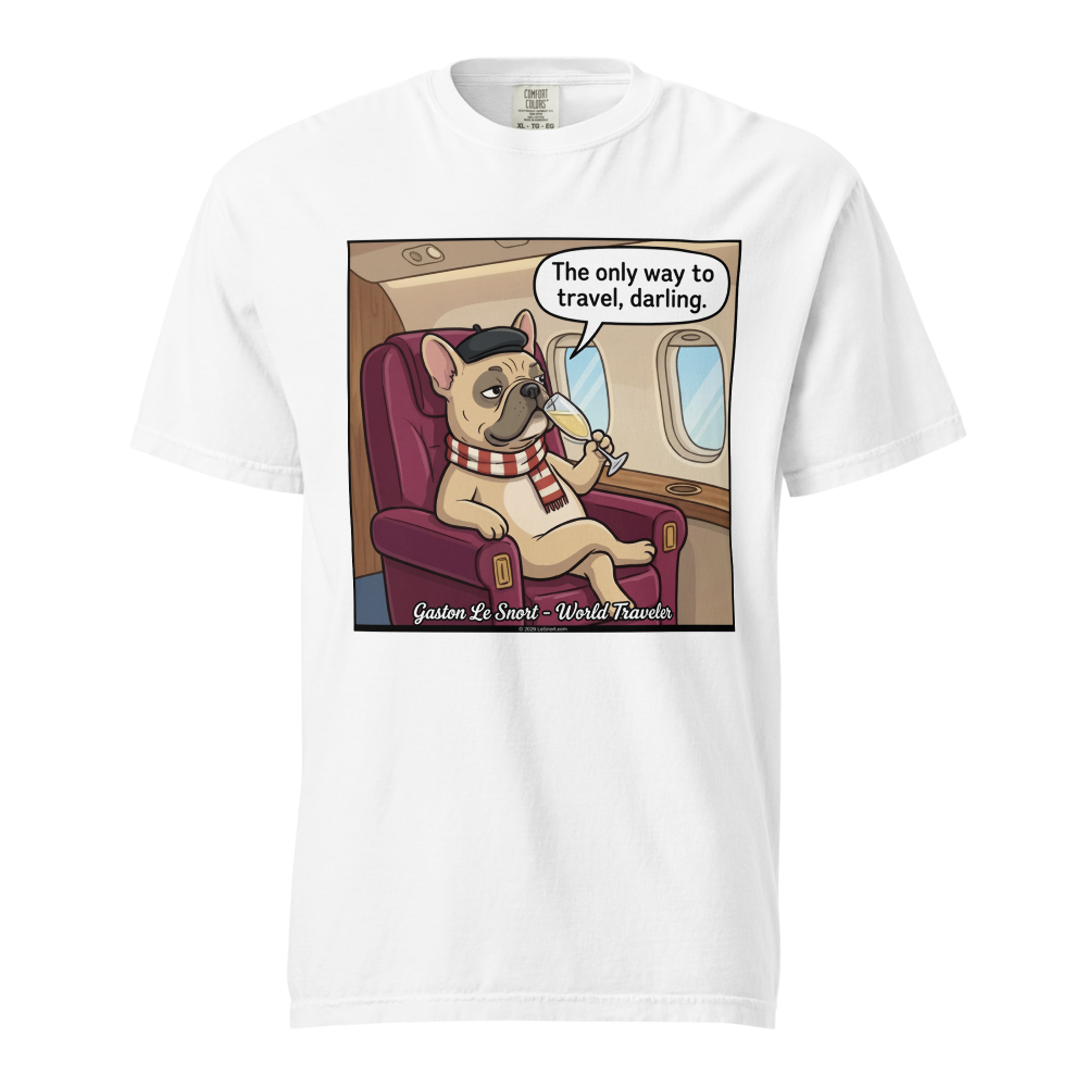 Lesnort - Gaston Le Snort – World Traveler T‑Shirt
