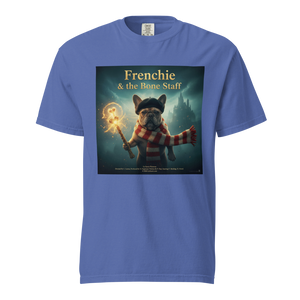 Lesnort - "Frenchie & the Bone Staff" Wizard Dog Graphic Tee