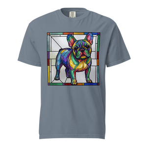 Lesnort - Luminous Stained Glass French Bulldog Graphic Tee