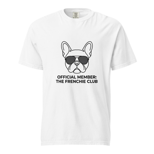 Lesnort - "Official Member: The Frenchie Club" Aviator Graphic Tee