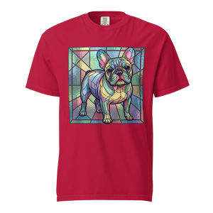 Lesnort - Pastel Prism Stained Glass French Bulldog Tee