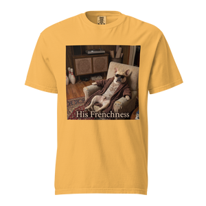 Lesnort - "His Frenchness" Lazy Dog Retro T-Shirt