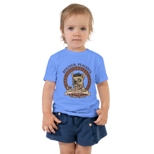 Lesnort - "Purveyor of Snobbery" Frenchie Mascot Toddler T-Shirt