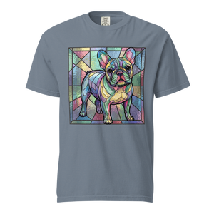 Lesnort - Pastel Prism Stained Glass French Bulldog Tee