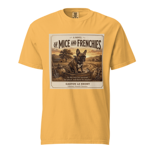 Lesnort - "Of Mice and Frenchies" Literary Parody Graphic Tshirt