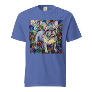 Lesnort - Dreamscape Stained Glass French Bulldog T-Shirt