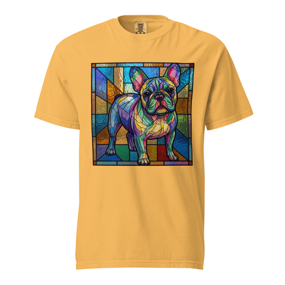 Lesnort - Prismatic Pastel French Bulldog Stained Glass Tee