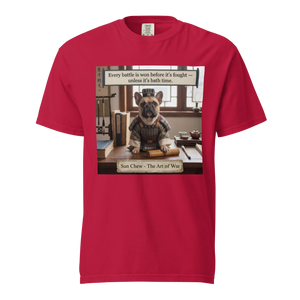 Lesnort - The Art of War "Bath Time" French Bulldog Graphic Tee