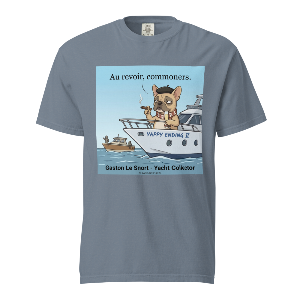 Lesnort - Gaston Le Snort - "Au Revoir, Commoners" Yacht T-Shirt