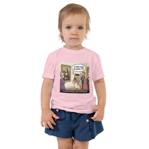 Lesnort - "A Child Could Do Better" Funny Museum Dog Toddler Tshirt