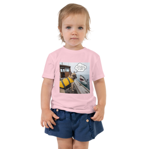 Lesnort - "Bigger Bag of Treats" Funny Shark Dog Toddler T-Shirt