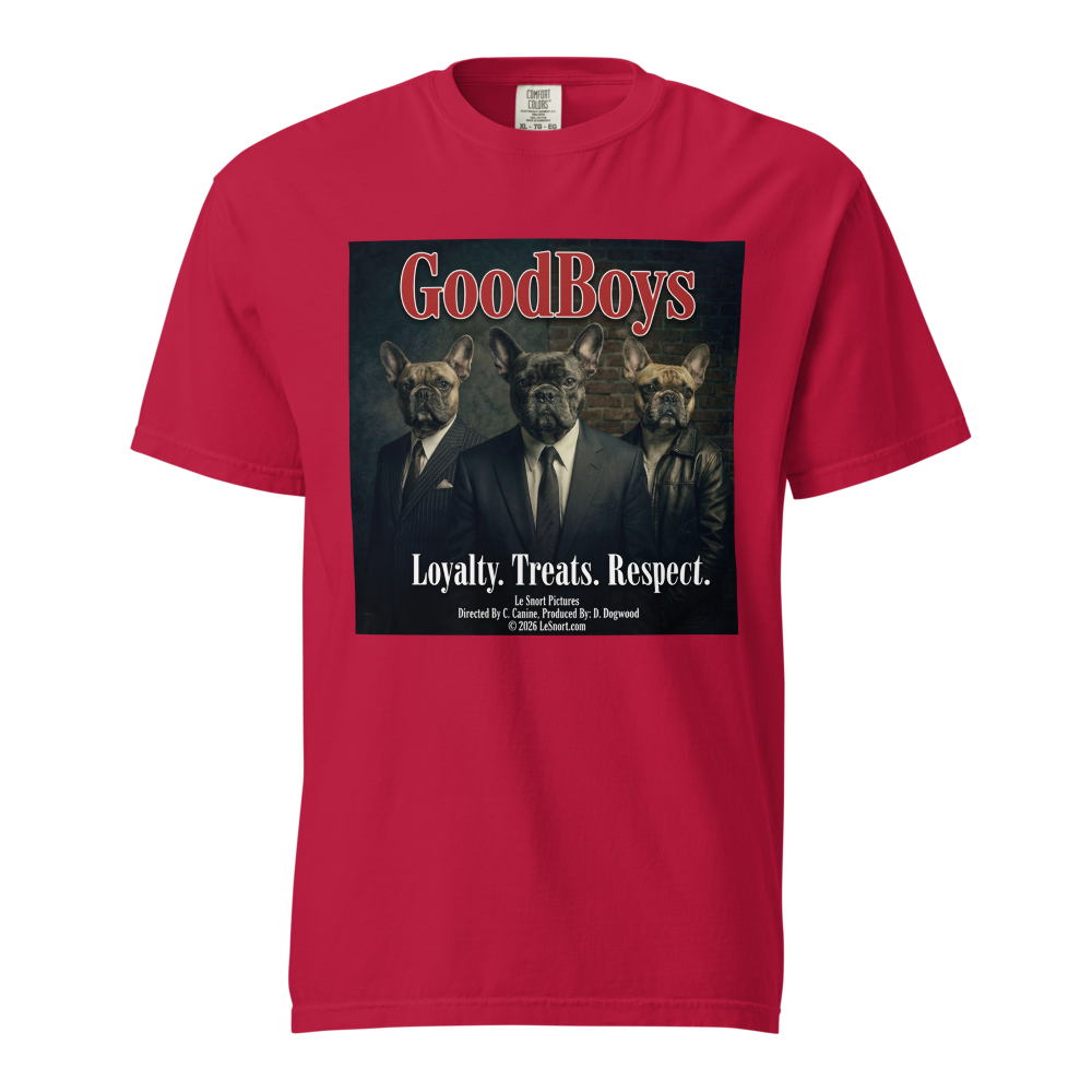 Lesnort - "Loyalty. Treats. Respect." Mobster Dog T-Shirt