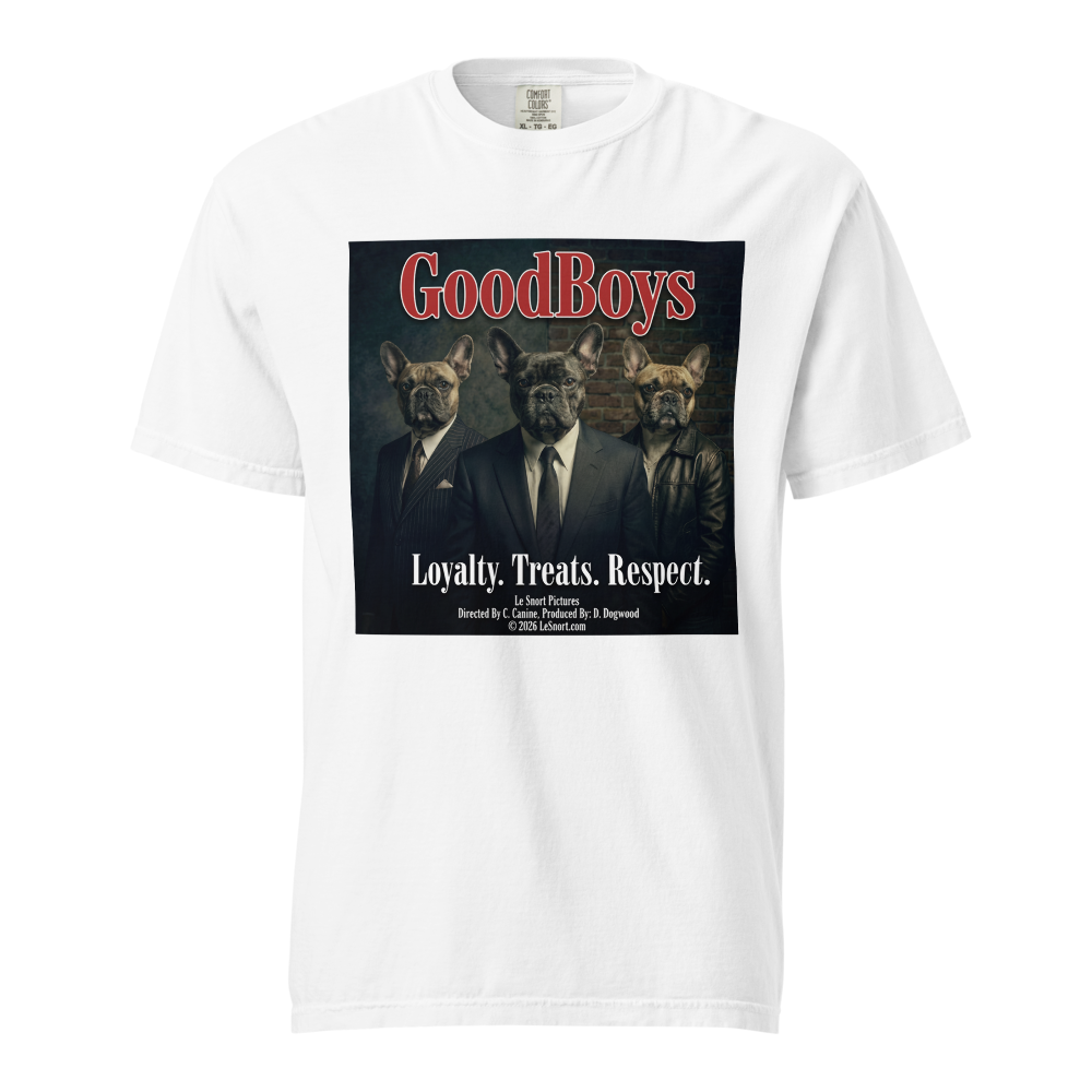 Lesnort - "Loyalty. Treats. Respect." Mobster Dog T-Shirt