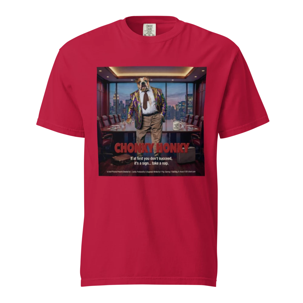 Lesnort - "Chonky Honky" Funny Bulldog Movie Parody Tshirt