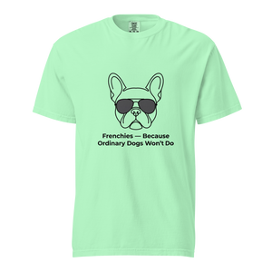 Lesnort - Extraordinary Frenchie Graphic T-Shirt | Cool Aviator Dog