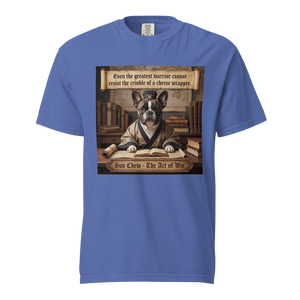 Lesnort - "Sun Chew - The Cheese Wrapper" Funny Frenchie Parody Tee