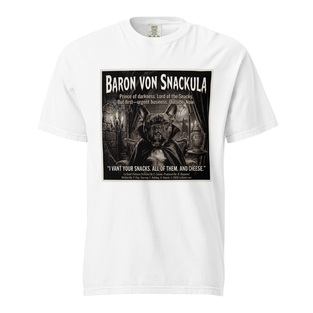 "Baron Von Snackula" Vampire Frenchie