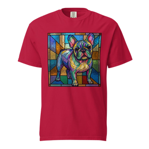 Lesnort - Prismatic Pastel French Bulldog Stained Glass Tee