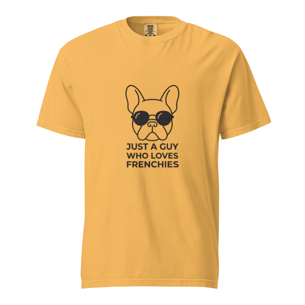 Lesnort - "Just a Guy Who Loves Frenchies" Bold Retro Graphic Tee