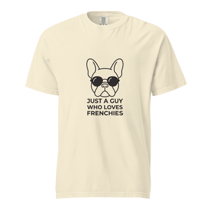 Lesnort - "Just a Guy Who Loves Frenchies" Bold Retro Graphic Tee