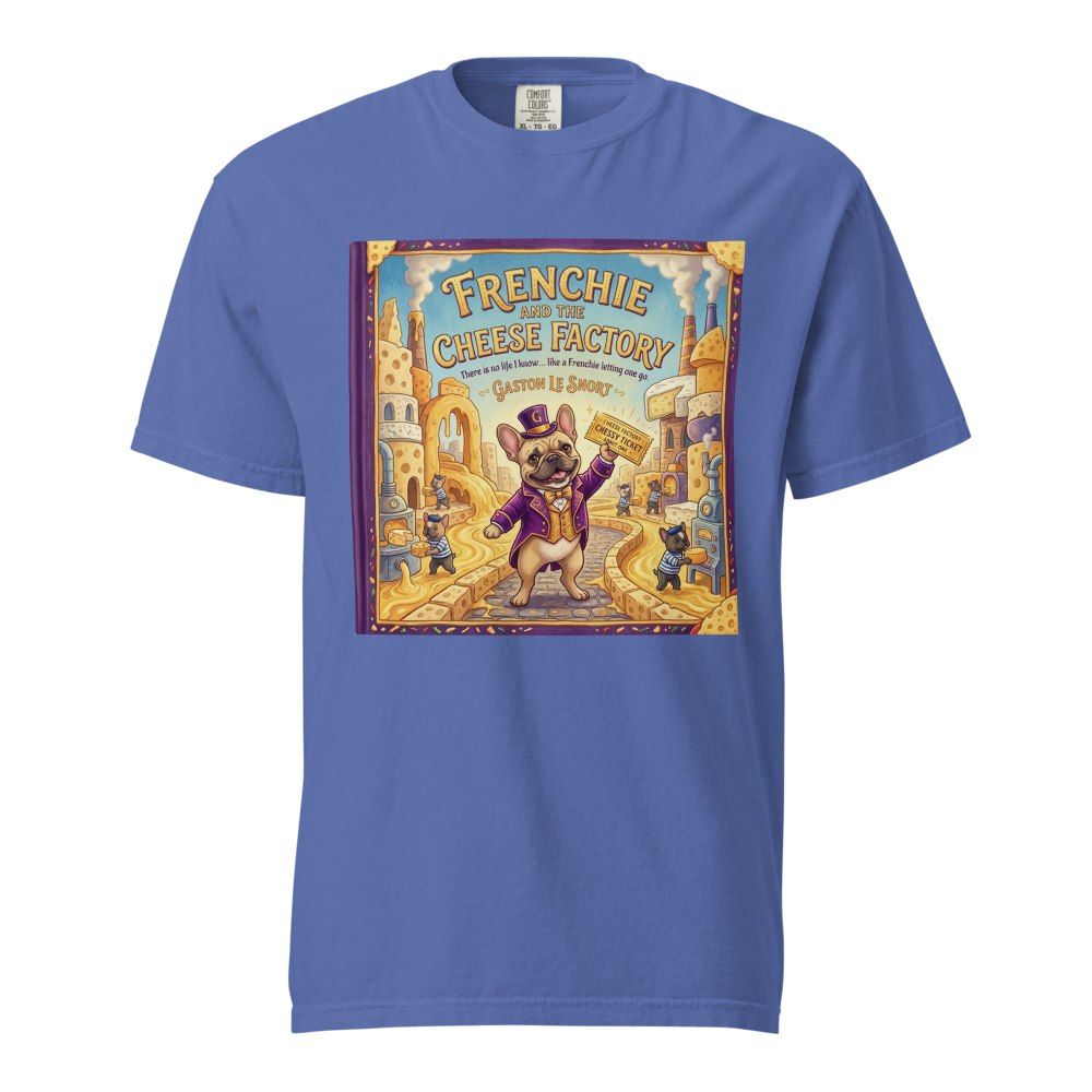 Lesnort - "Frenchie and the Cheese Factory" Funny Parody Graphic Tee