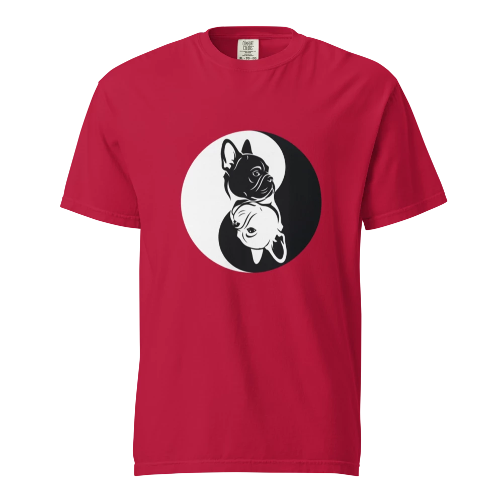 Lesnort - Frenchie Yin Yang Harmony Graphic T-Shirt