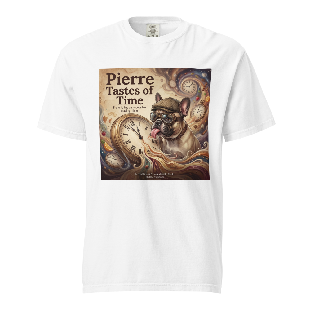 Lesnort - Pierre Tastes of Time – Frenchie Surrealism Graphic Tee